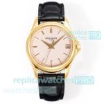 Swiss Copy GR Factory Patek Philippe Calatrava 5127 Cal.324 Yellow Gold Case Watch 